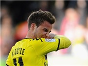 Bóng đá anh, ngoại hạng anh, lịch thi đấu euro 2012, Dortmund mất Goetze từ 6 tới 8 tuần